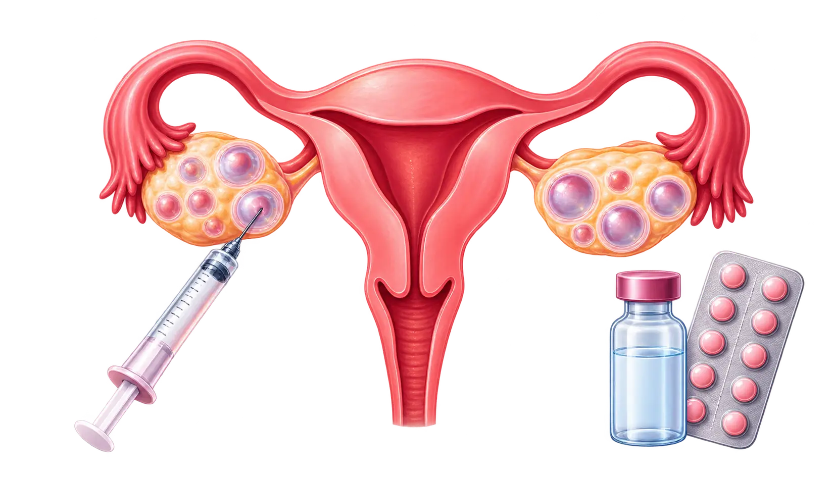 Prélèvement transvaginal des ovocytes